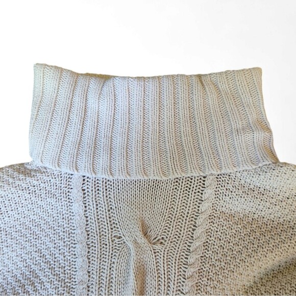 Express cable knit sweater M cotton blend fall cozy winter comfy - Picture 4 of 8